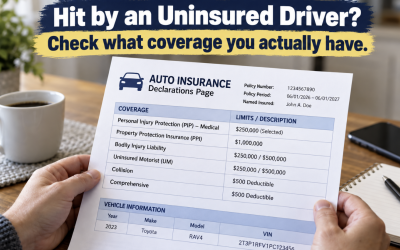 Hit by Uninsured Driver Michigan: Who Pays Your Bills?